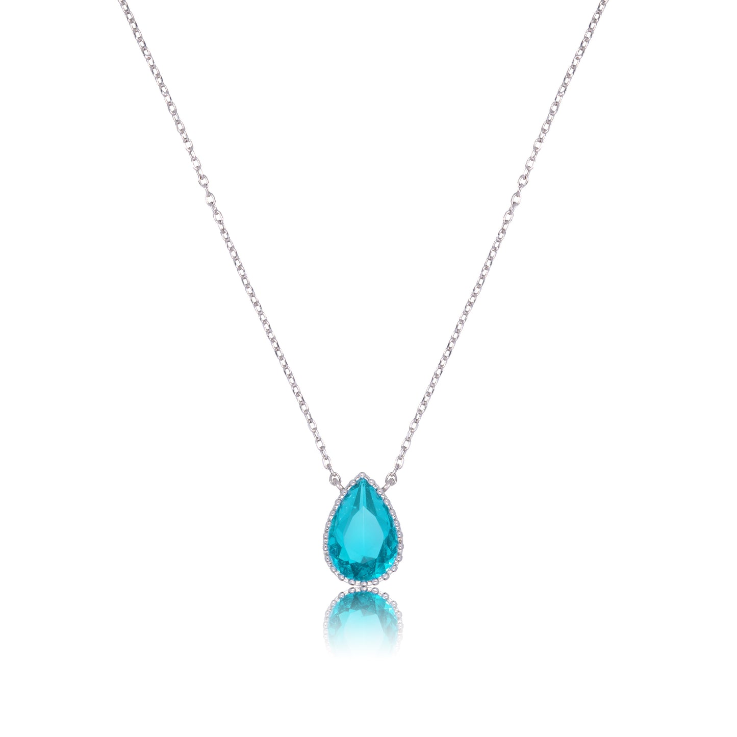 December Birthstone Pendant Necklace