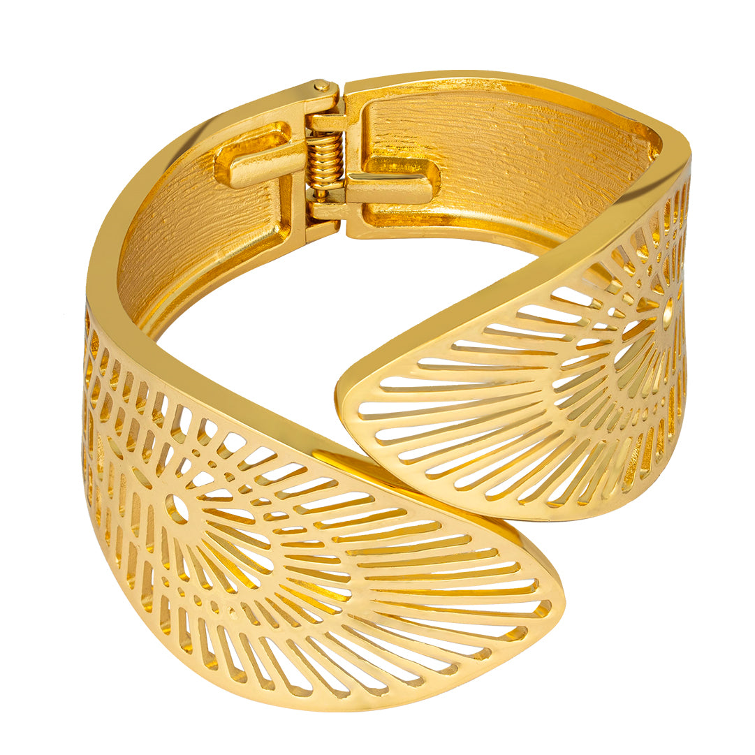 Filigree Statement Hinge Cuff Bracelet
