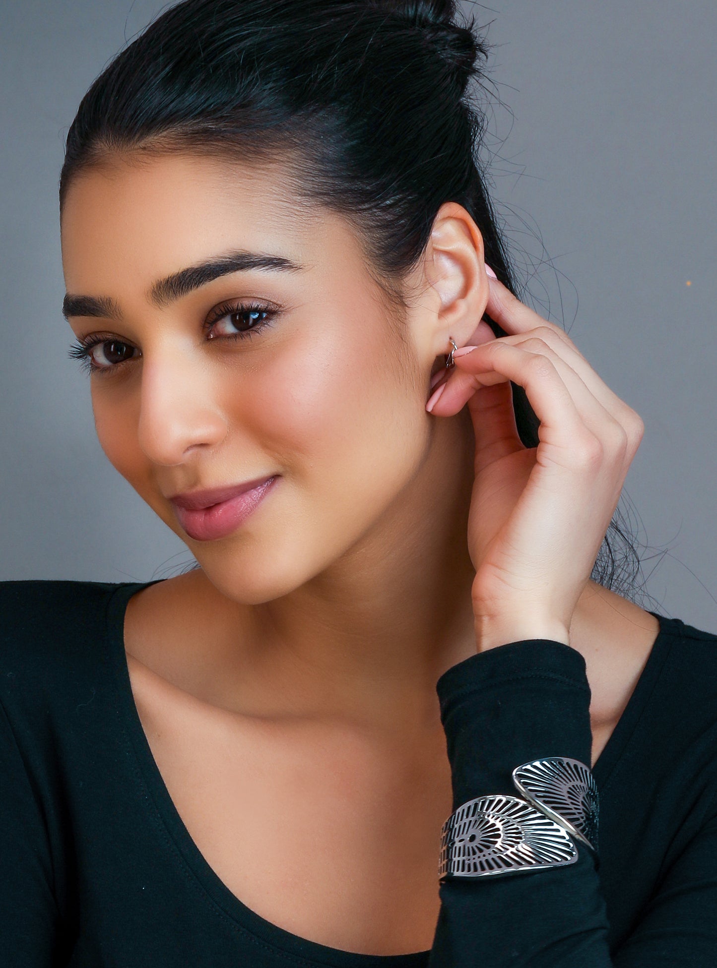 Filigree Statement Hinge Cuff Bracelet