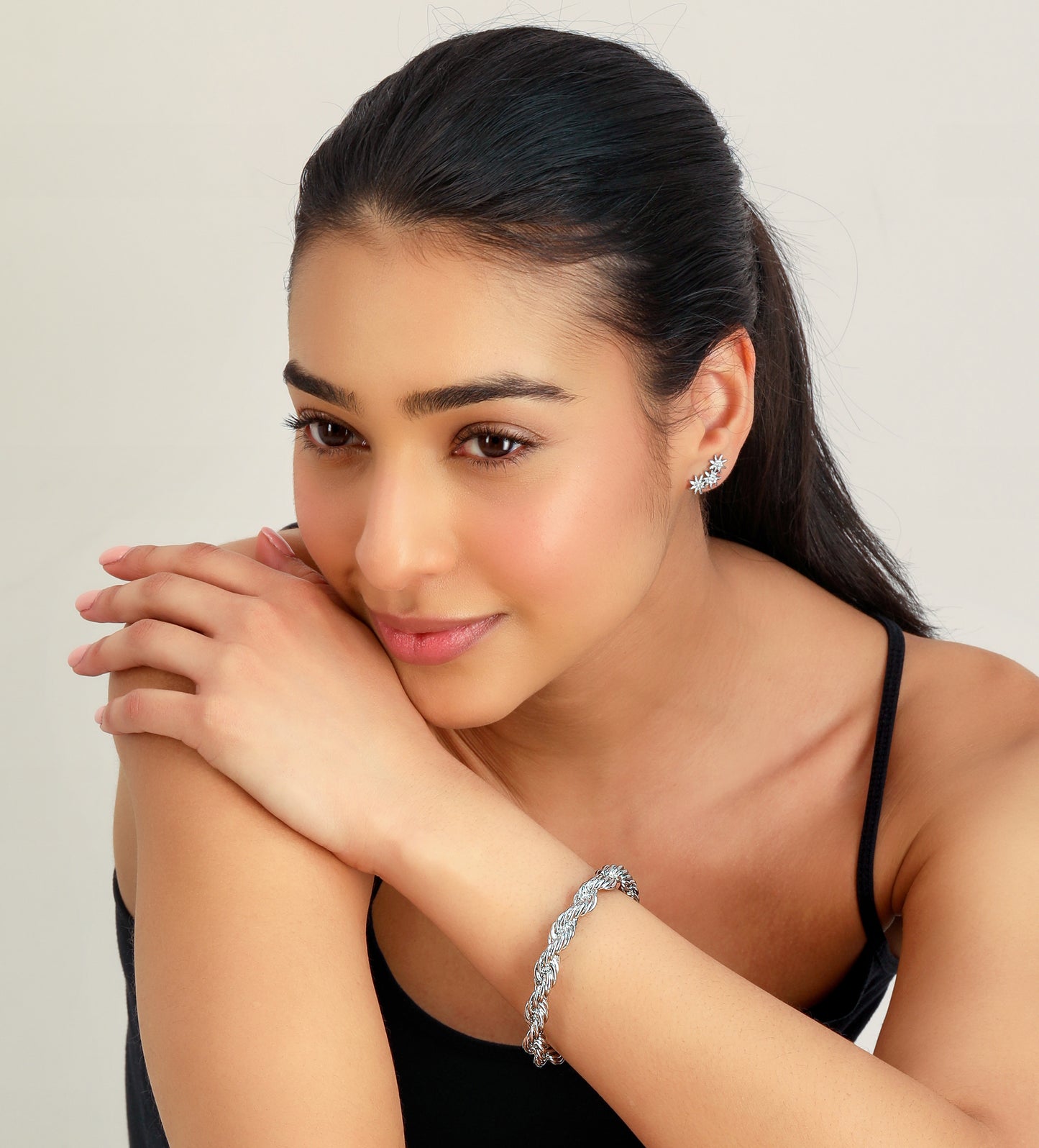 Twisted Metal Statement Cuff Bracelet