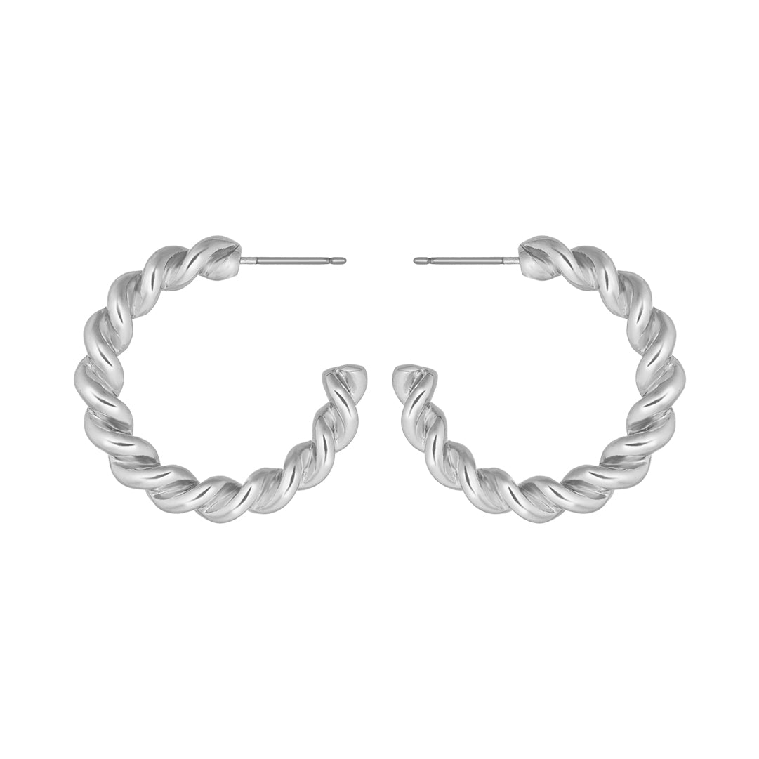 Classic Twisted Hoop Earring