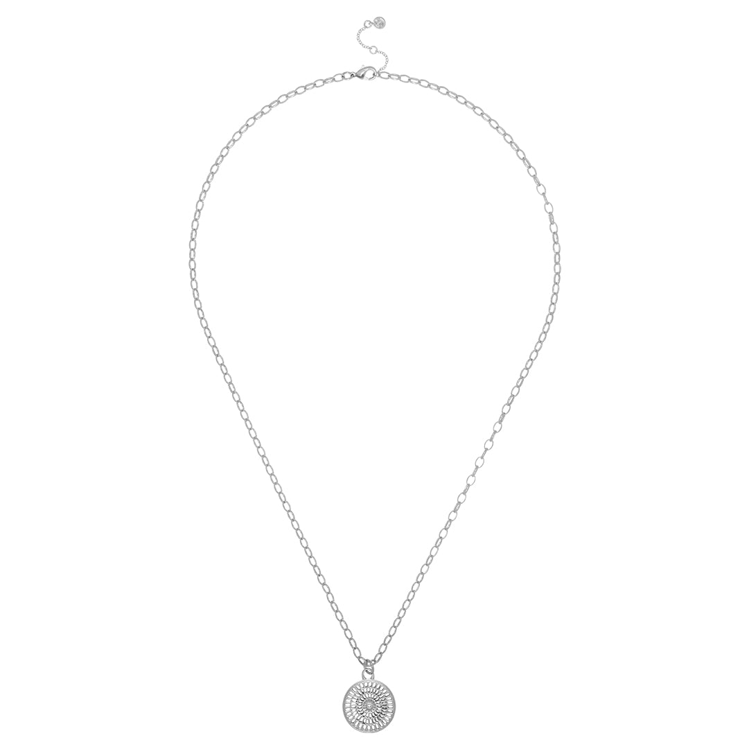 Round Filigree Pendant Necklace