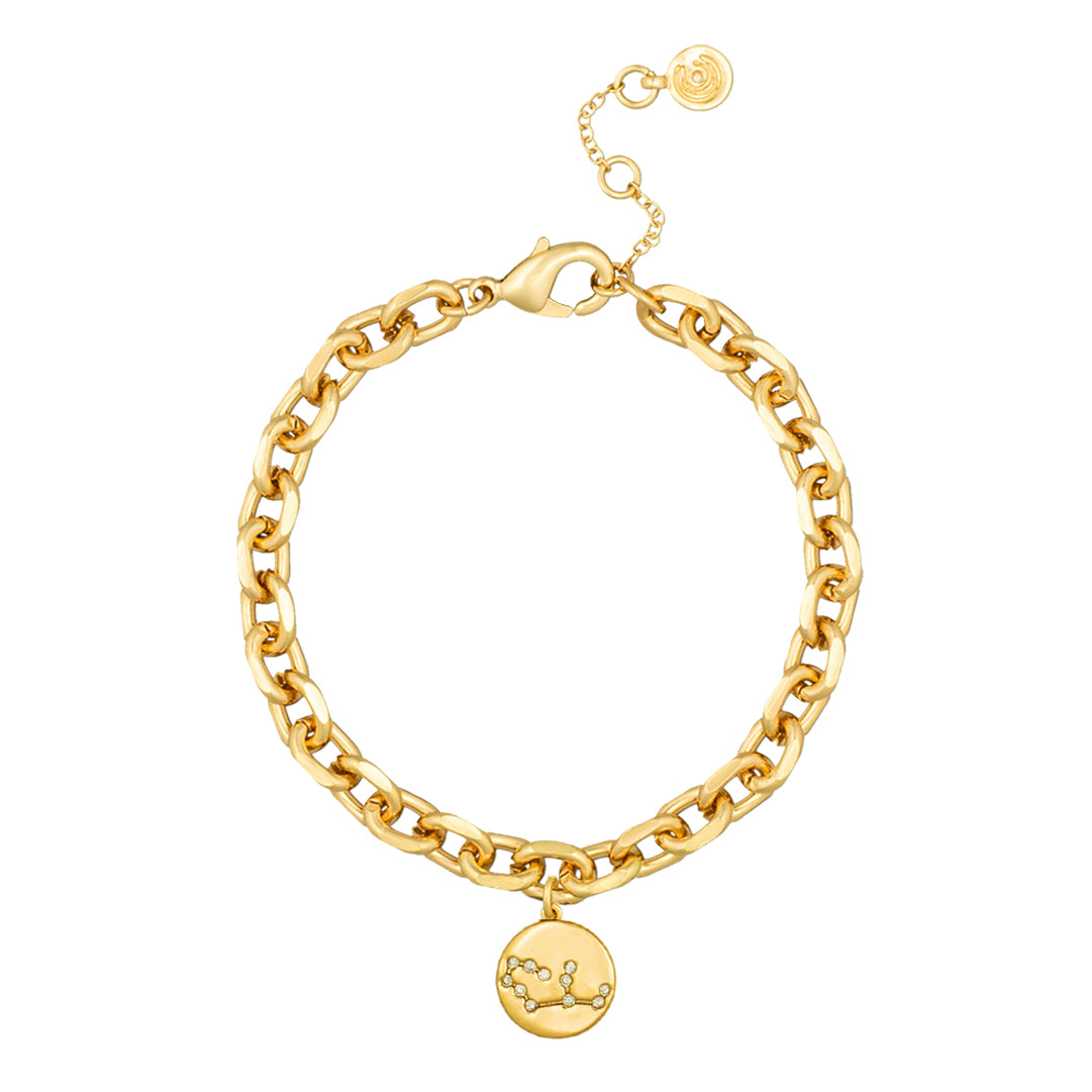 Zodiac Sign Constellation Charm Bracelet