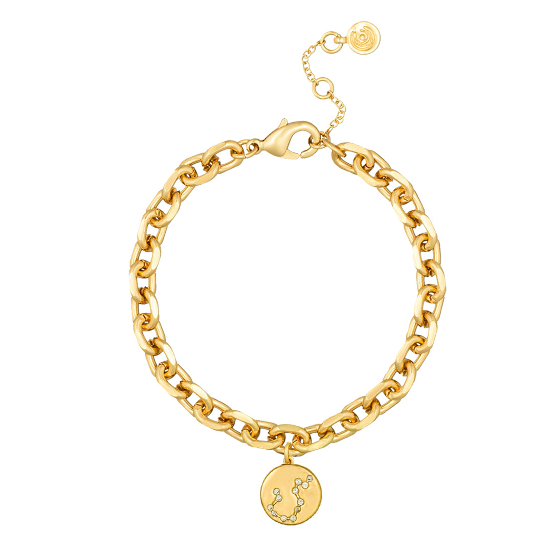 Zodiac Sign Constellation Charm Bracelet