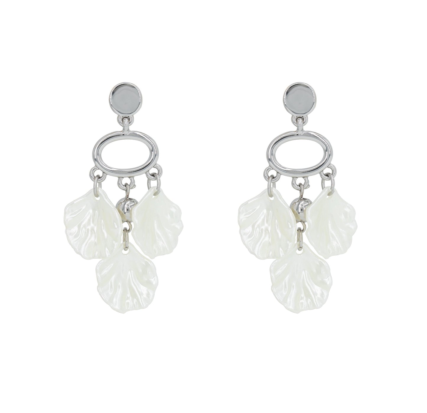 Gold Shaky Petal Chandelier Earring