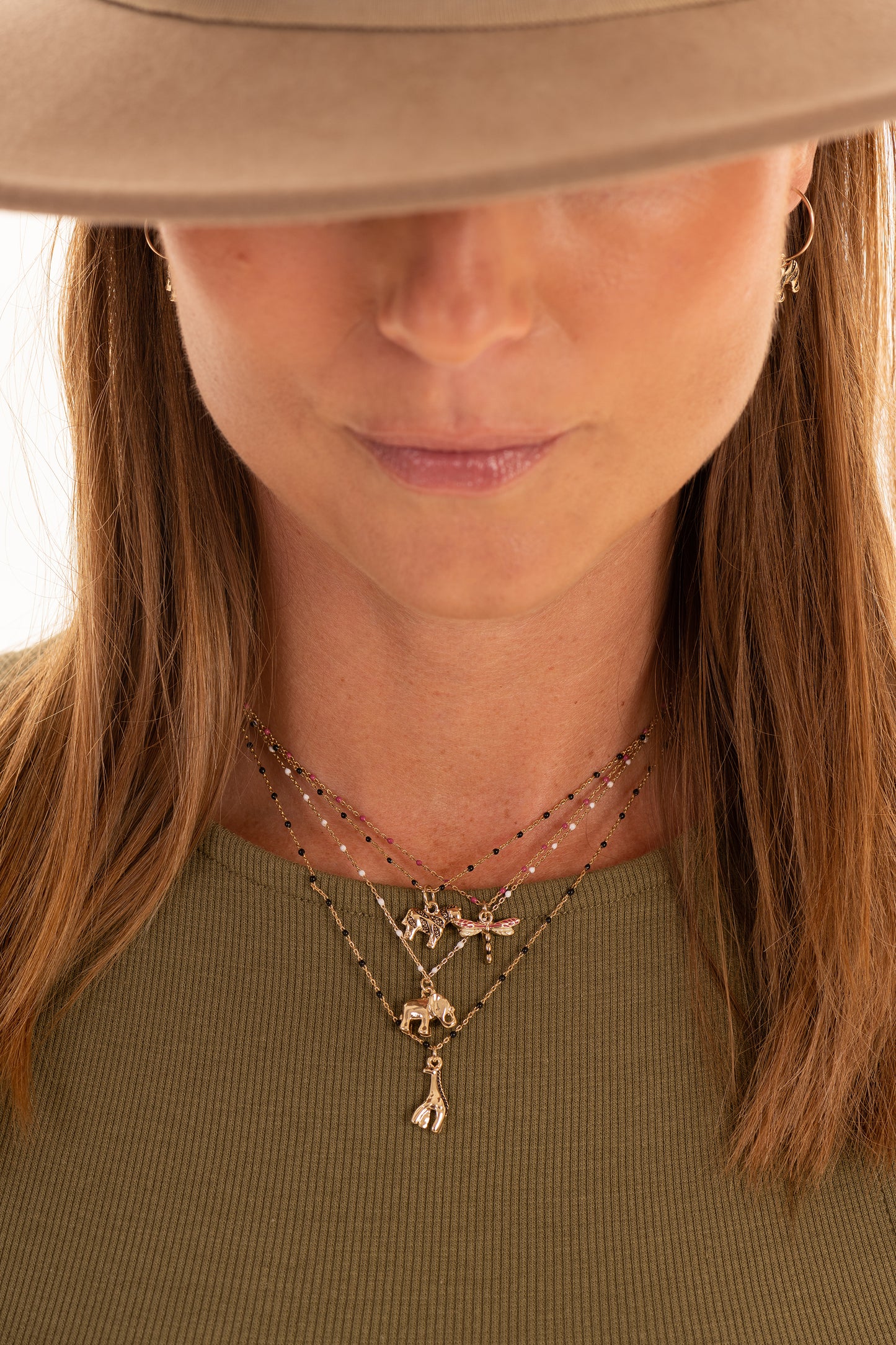 Giraffe Charm Delicate Necklace