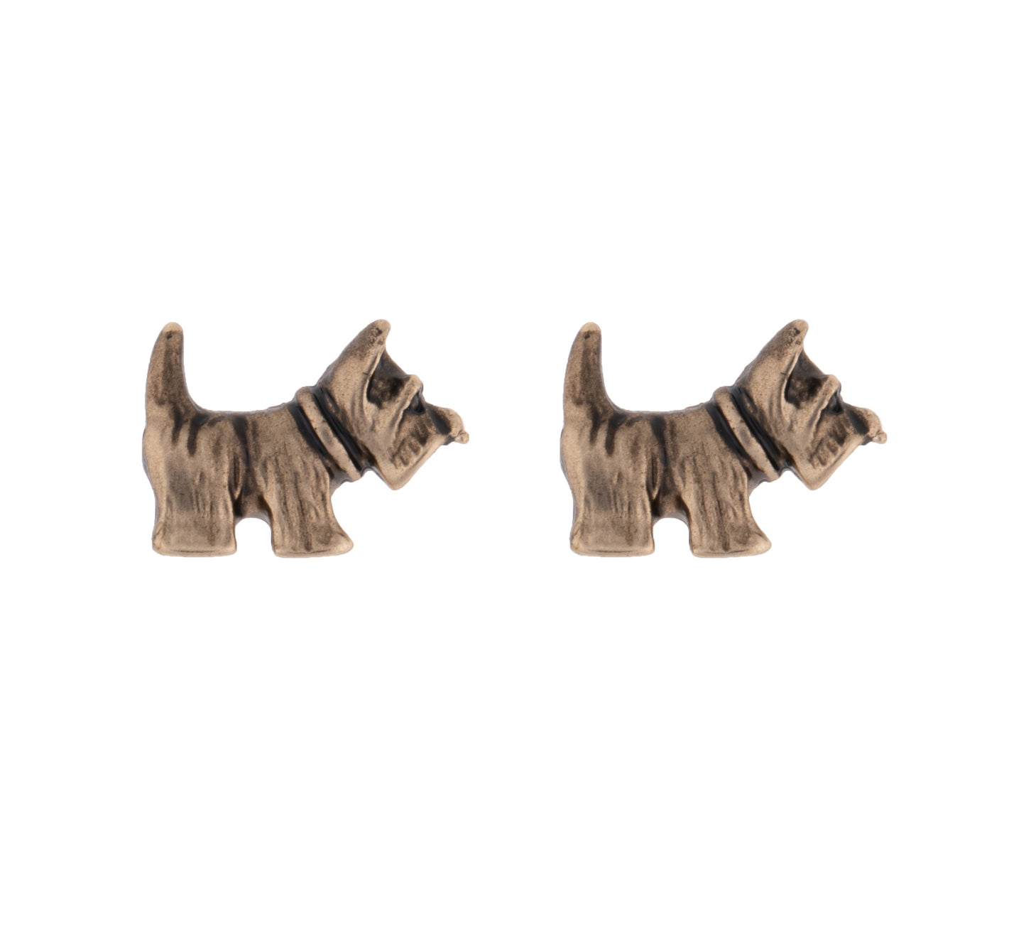 Scottie Dog Stud Earring