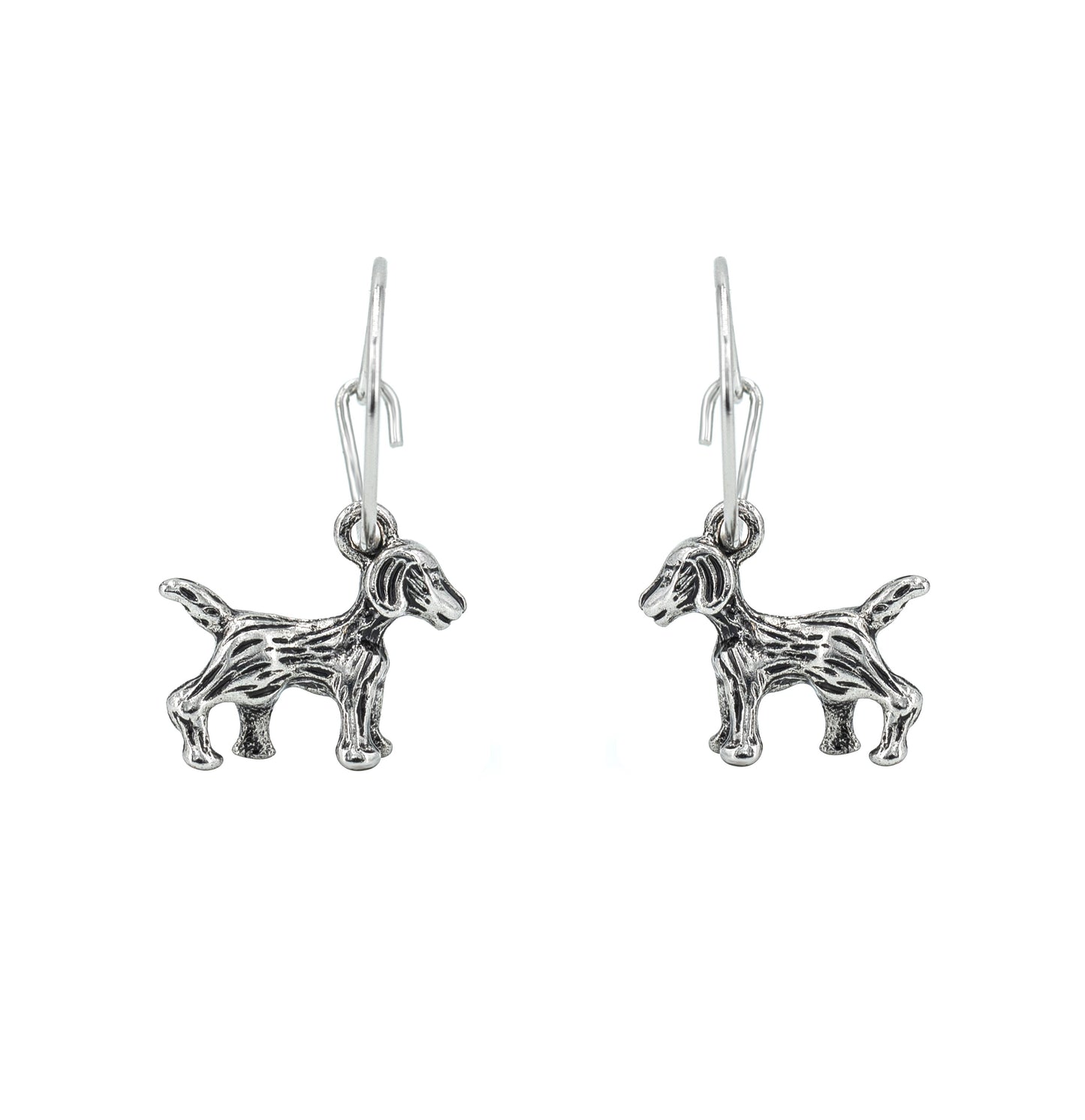 Labrador Drop Hoop Earring