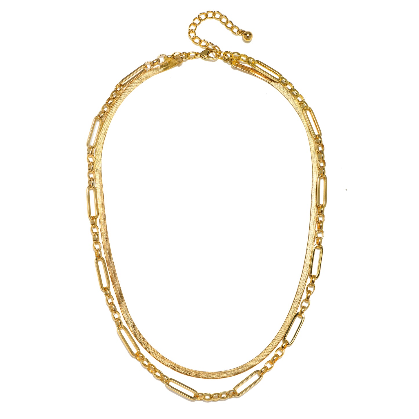 Multi-Layered Chain Necklace