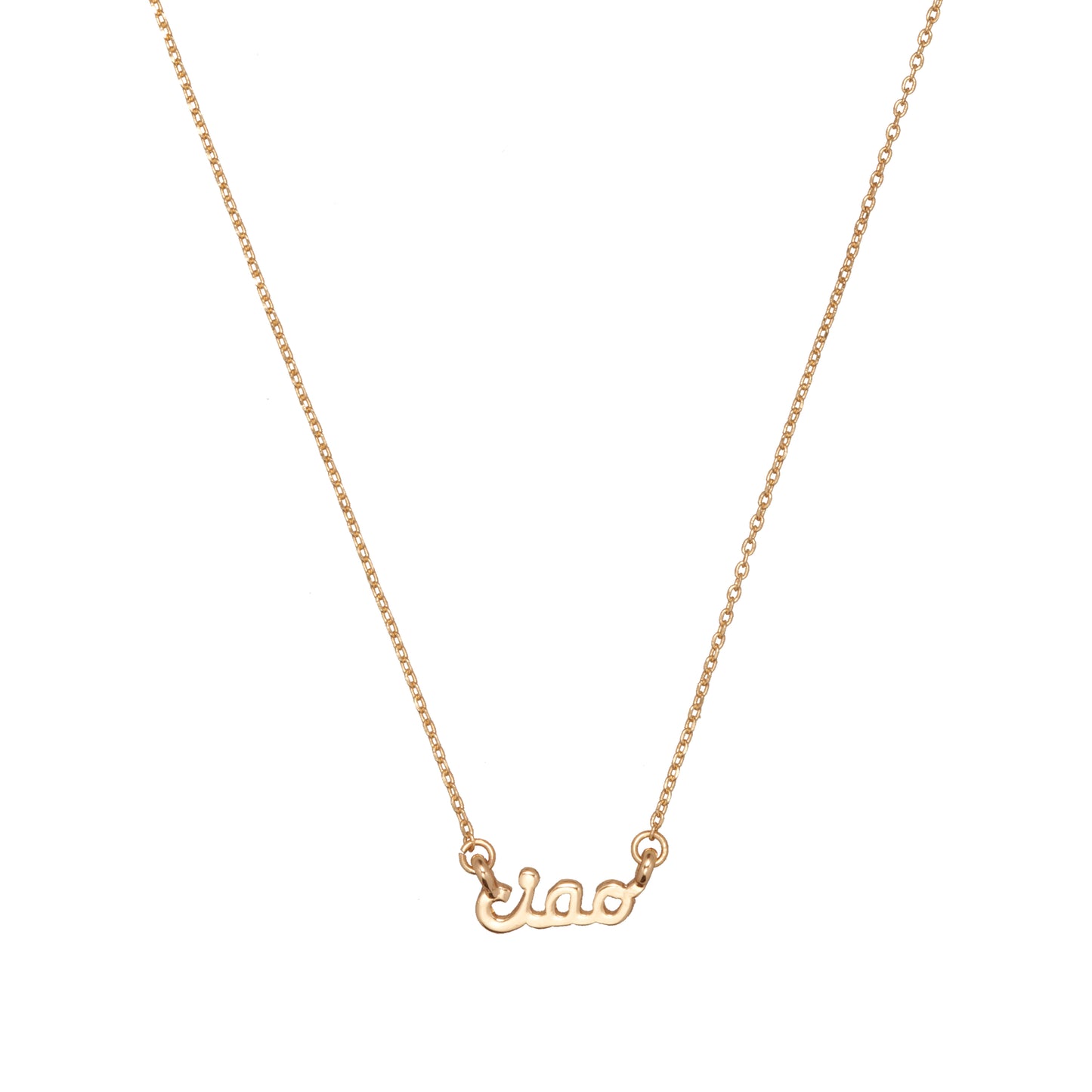 "Ciao" Delicate Word Necklace