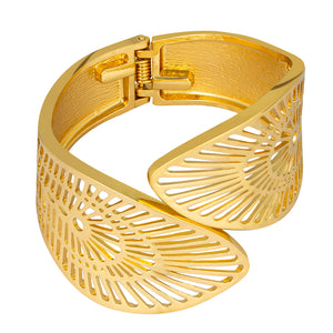 Filigree Statement Hinge Cuff Bracelet