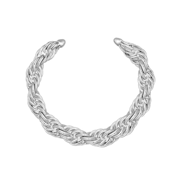 Twisted Metal Statement Cuff Bracelet