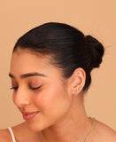Crystal Pave Constellation Ear Crawler Stud Earrings