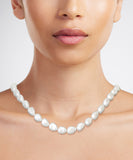 Irregular Shaped Short Pearl Necklace