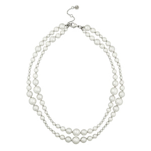 Double Strand Classic Pearl Necklace