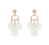 Gold Shaky Petal Chandelier Earring