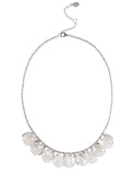 Silver Statement Shaky Petal Necklace