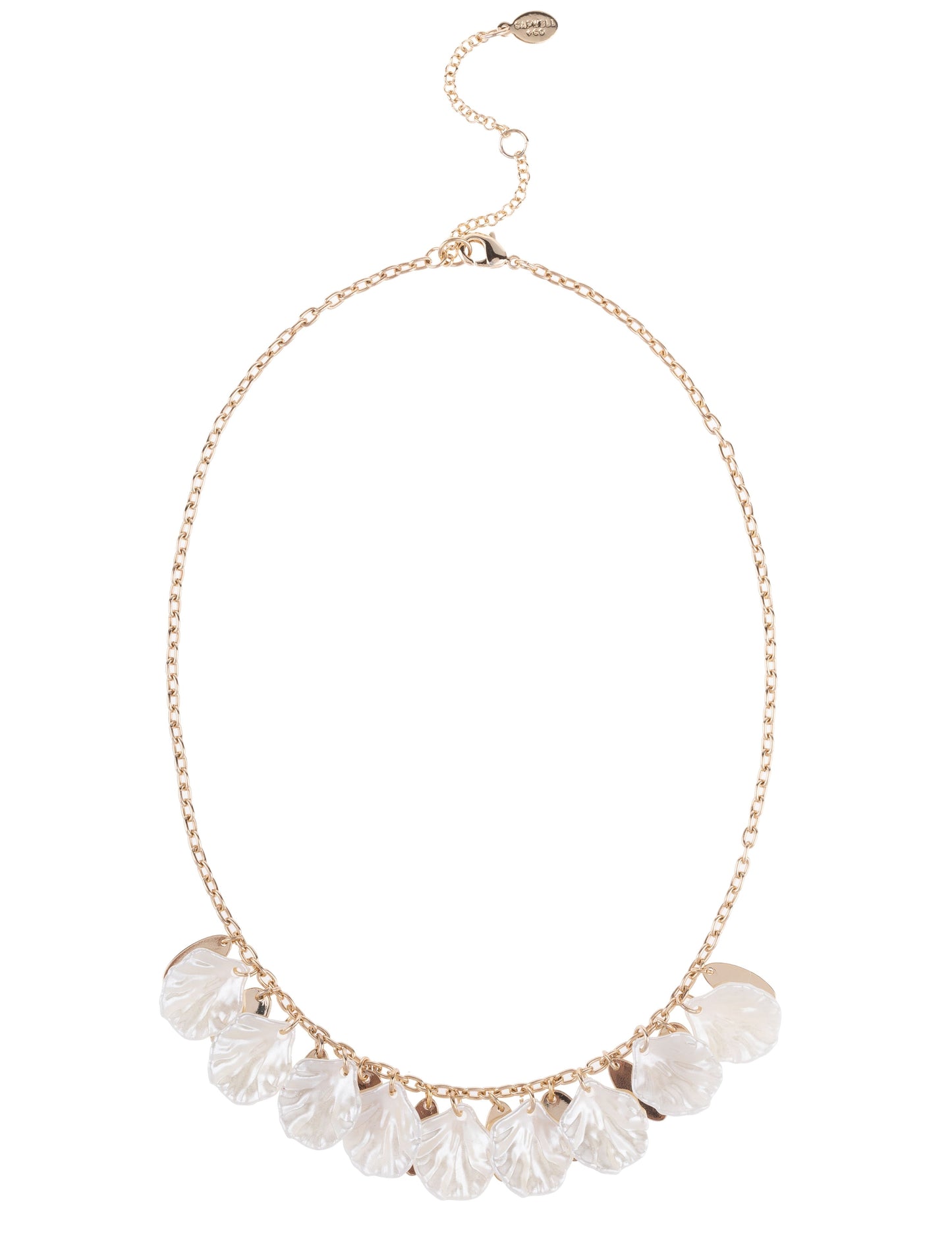 Gold Statement Shaky Petal Necklace