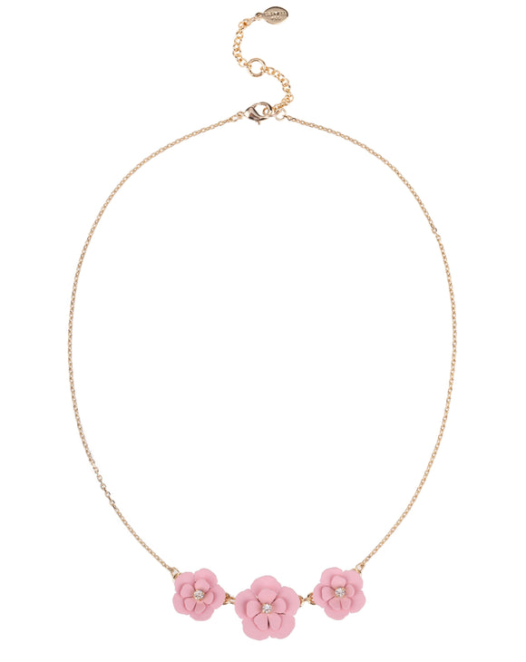 Pink Soft Touch Short Necklace