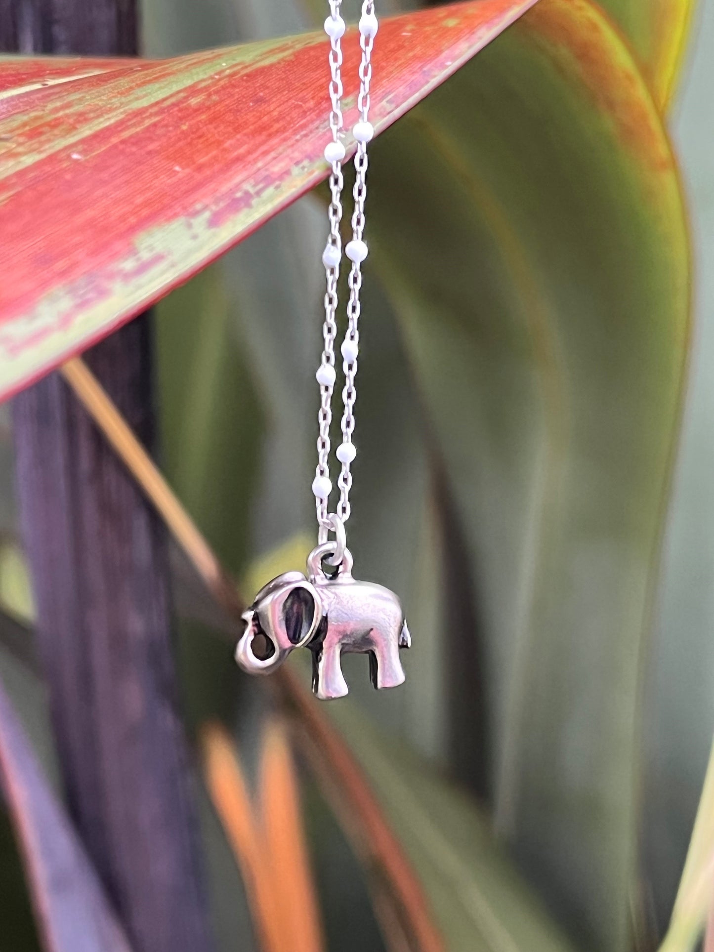 Elephant Charm Delicate Necklace