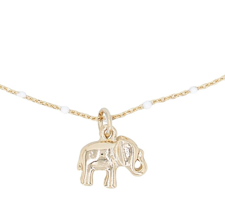 Elephant Charm Delicate Necklace