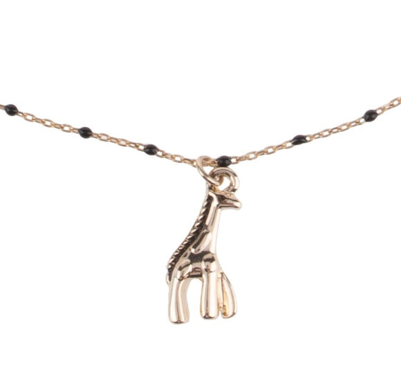 Giraffe Charm Delicate Necklace