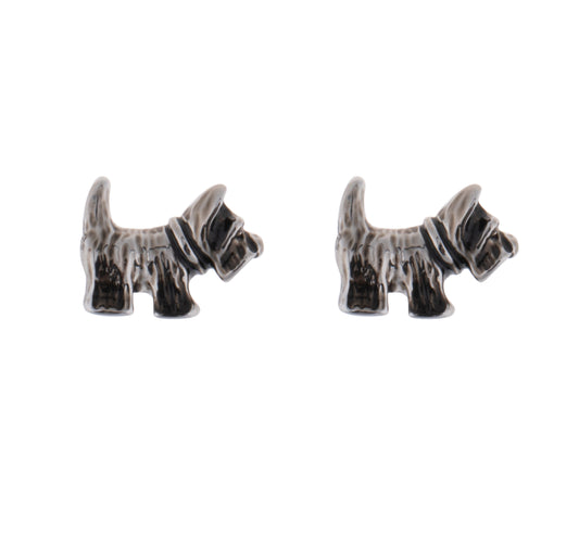 Scottie Dog Stud Earring