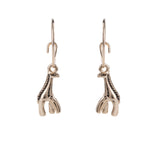 Giraffe Drop Hoop Earring