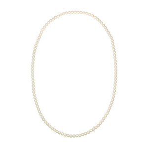 Single Strand Endless Pearl Necklace